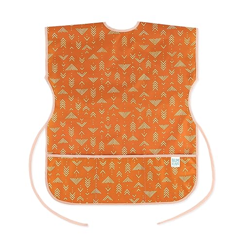 Miniatura 18 de Bumkins Bata de manga corta, reutilizable, impermeable, para niñas y niños de 3 a 7 años, delantal de pintura para niños, artes, manualidades y