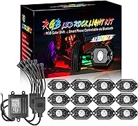 Vista 10 de OFFROADTOWN - Luces LED de roca RGB