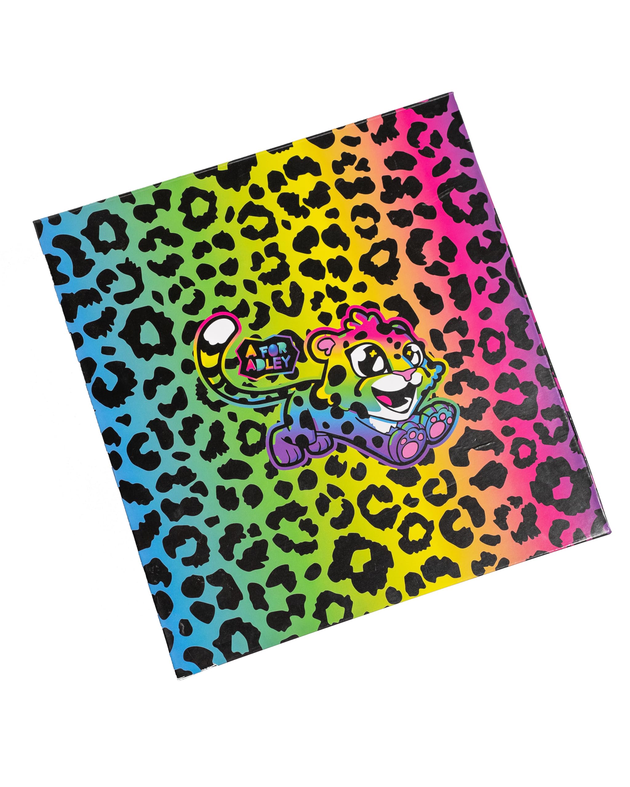 A for Adley Party Pack, Great For a Fun A for Adley Themed Party With Decorations and Supplies for 16 People. (Neon Rainbow)