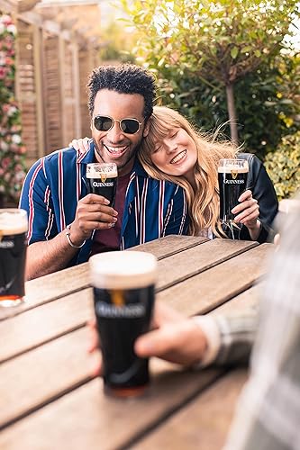 Miniatura 6 de Guinness Gravity - Vaso de cerveza oficial | Pintas grandes de 20 onzas para beber vasos de cerveza gruesos vasos de cerveza de 20 onzas