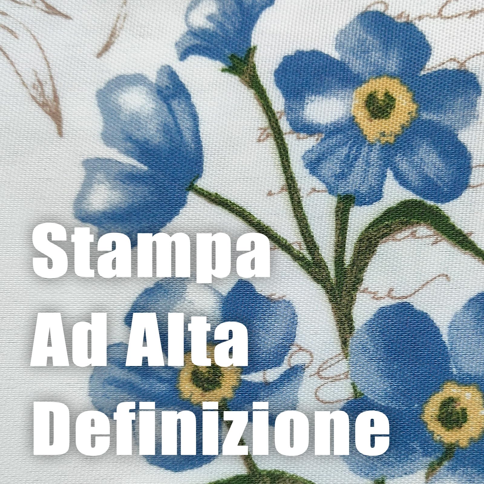Tovaglia rettangolare stampata impermeabile, stampa ad alta definizione, elegante e resistente,Omaggio 2 Pezzi Pinze Ferma Tovaglia (140_x_180_cm, Farfalla Gialla)