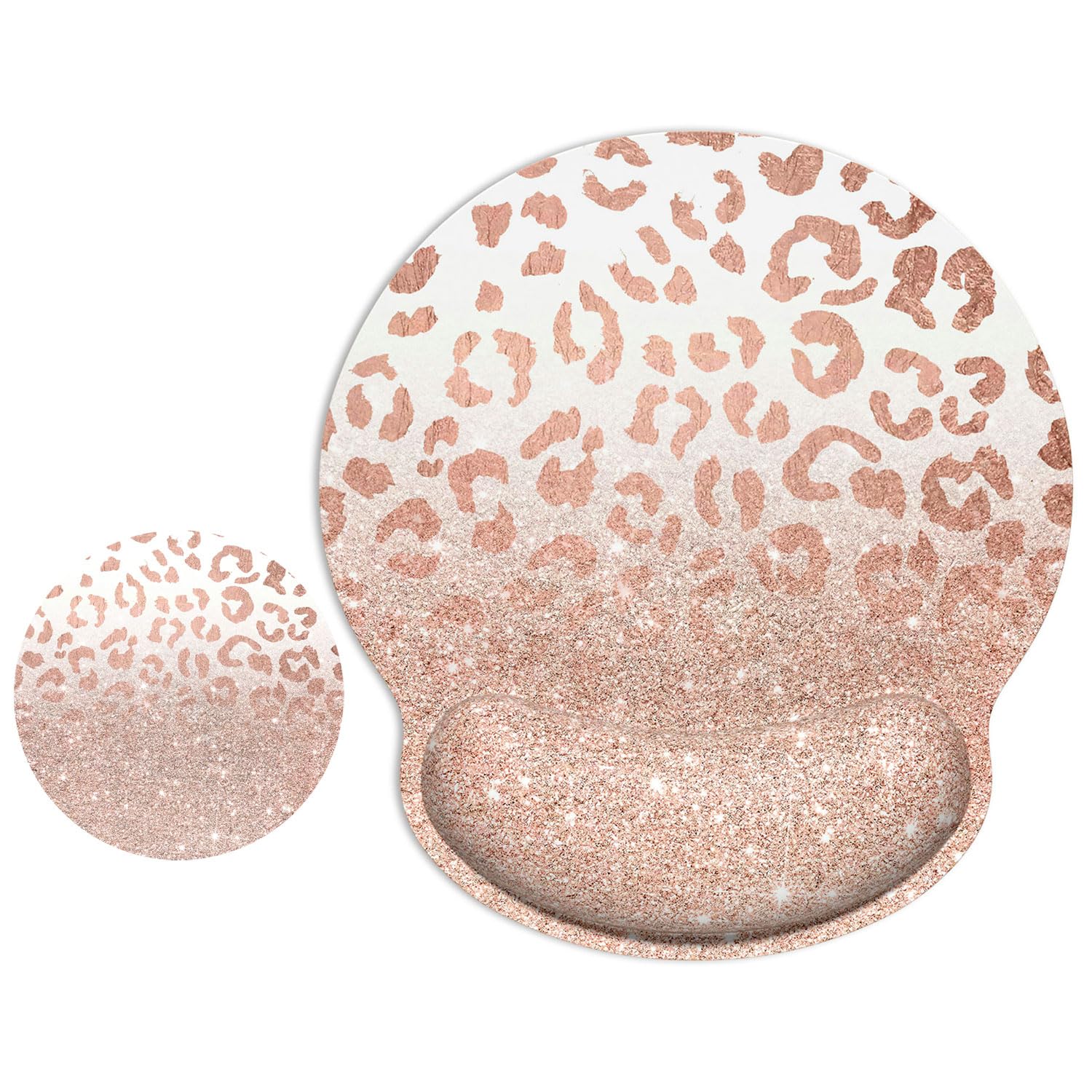 ITNRSIIET Wrist Support Mouse Pad With Wrist Rest, Ergonomic Cute Desk