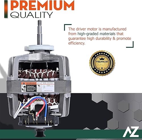Miniatura 4 de Reemplazo del motor de inducción para Samsung DV42H5200EPA3 DV42H5200EWA3 DV42H5200GFA3 DV42H5200GPA3 DV42H5200GWA3 DV42H5400EFA3 DV42H5400EWA3