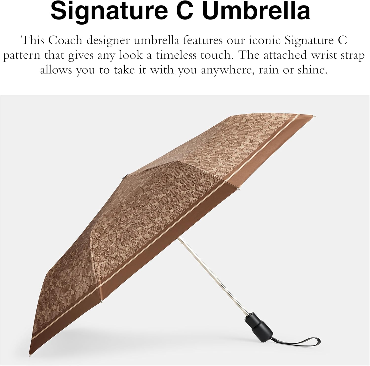 COACH Signature C Umbrella