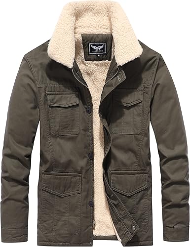 trucker jacket with fur