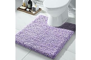 Yimobra Plush Purple Toilet Rug: Ultimate Comfort and Coziness