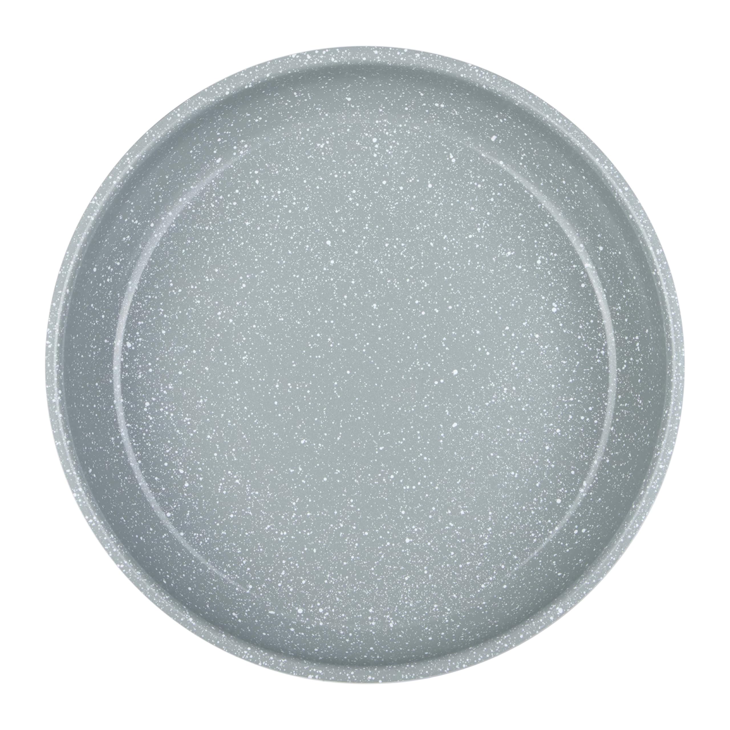 Sitram 716940 - Set di 3 padelle in alluminio, serie FAMILY, Ø 20,24,28 cm, rivestimento antiaderente in ceramica effetto pietra, colore verde, manico rimovibile SITRAMOVIble, tutte le luci incluse