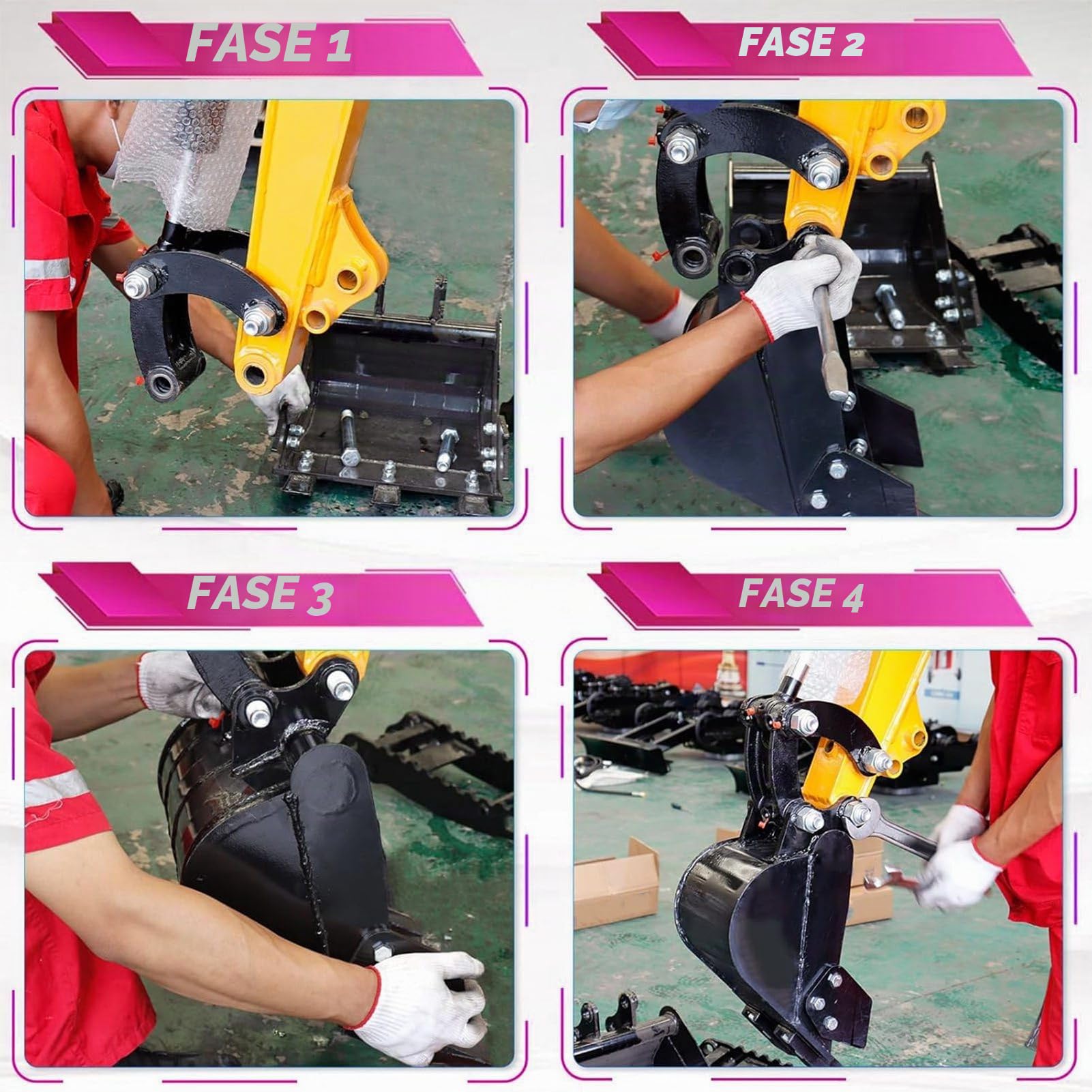 Benna da scavo stretta, 7,87 pollici Escavatore di Trincee Versatile Accessori per miniescavatore da trincea per Scavo in Acciaio Legato con Lame Rinforzate per di e Lavori di Costruzione