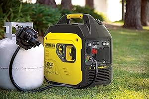 Champion Power Equipment 4000-Watt Dual Fuel Inverted Generator