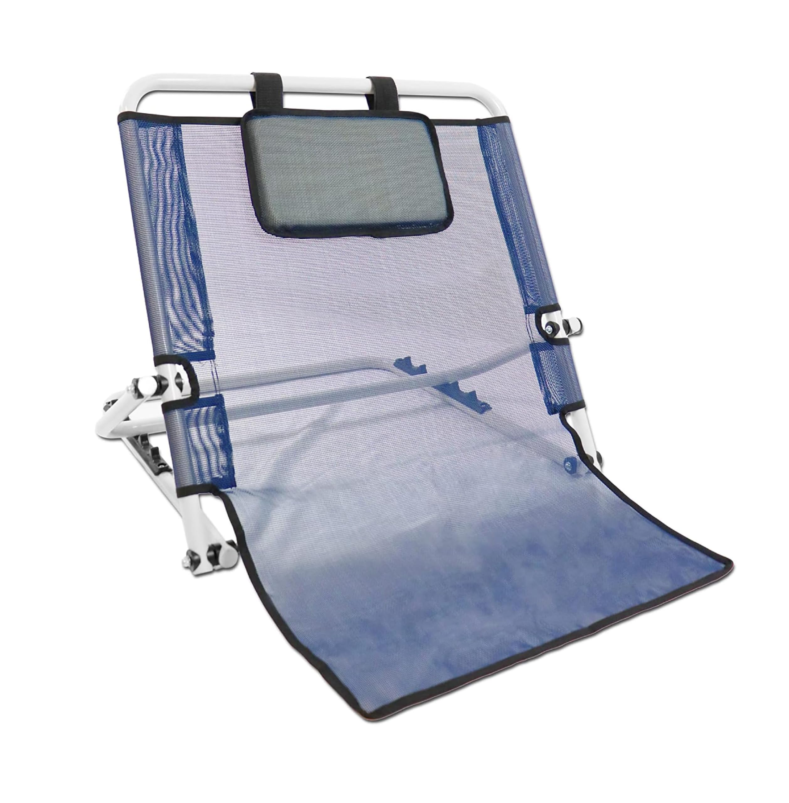 Pepe Mobility Women's Blue Adjustable Back Rest For Bed (From 25° To 80°), Support For Sitting Up, Elderly And Disabled, Wedge Frame Patient