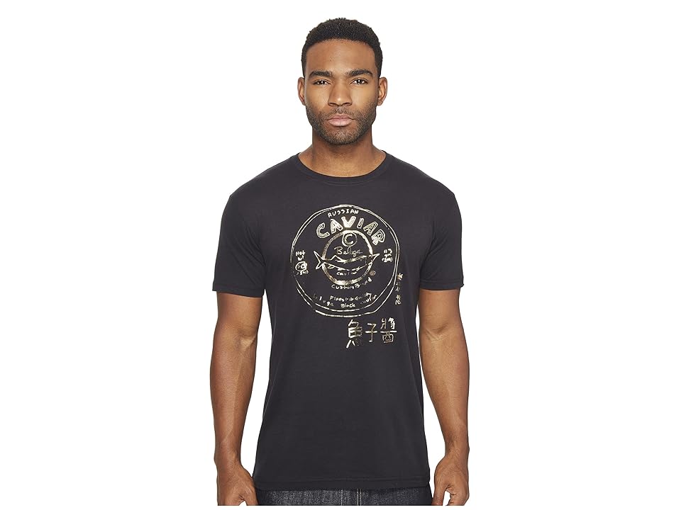 

Custom Ketchup Caviar Gold Foil on Crew (Black) Men's Clothing