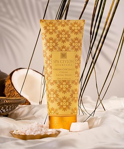 Miniatura 4 de SPA CEYLON Gel facial en crema de coco virgen  Espuma rica y suave  Limpieza profunda  Sin silicona  100% vegetariano  Adecuado para todo tipo de