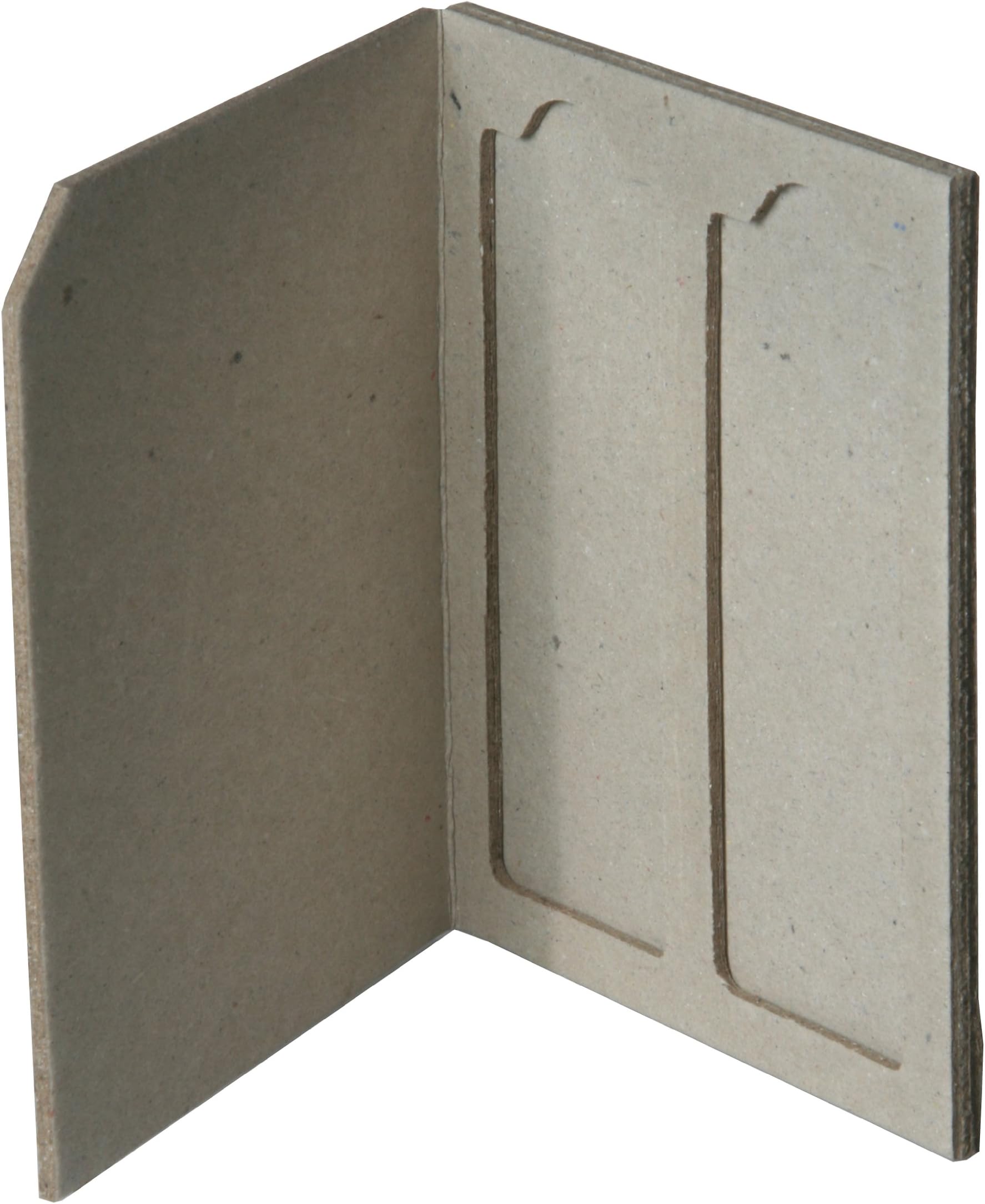 Biologix Research 41-4002 Cardboard Double Place Microscope Slide Mailer/Holder for 3" x 1" Slides (Pack of 100)