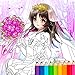Livre de Coloriage Anime Bride Girl