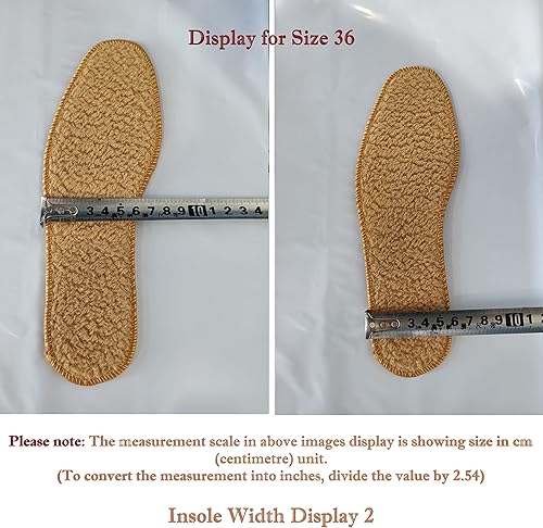 Miniatura 9 de Plantilla cálida de lana de alpaca para calzado de zapatos, 10 pares para pies pequeños y estrechos, transpirable y absorbente del sudor,