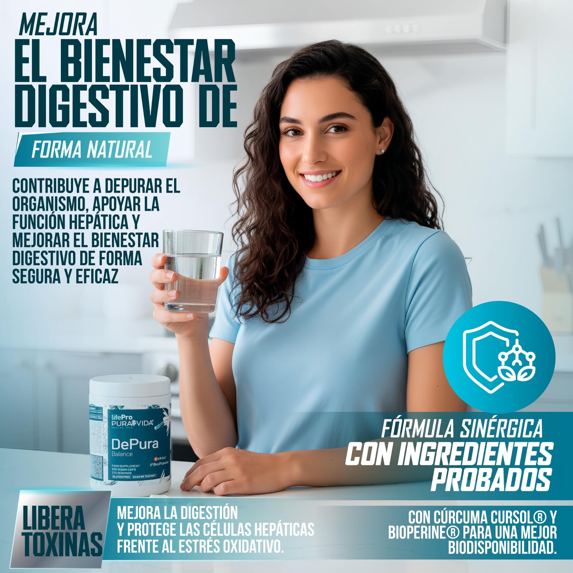 Cardo Mariano Cápsulas – 5x Más Silimarina Activa (213 mg, 80% Estandarizada) - 270 Cápsulas – Equivalente a 14,000mg/capsula - Fórmula 5-en-1 con Alcachofa, Cúrcuma Cursol®, Melena de León, BioPerine