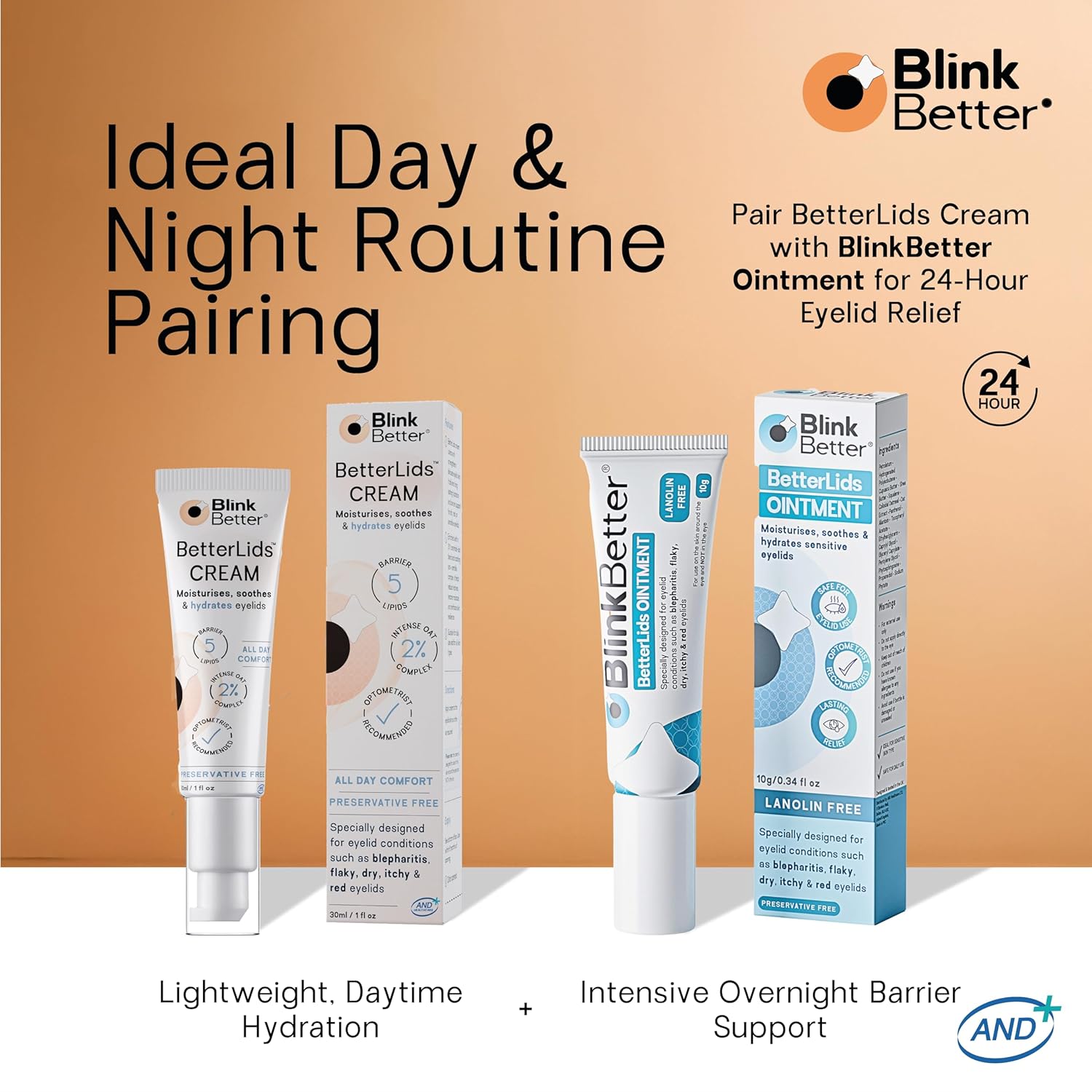 BlinkBetter® Restore Eyelid Cream – 3% Oat Extract & Ceramide Complex – Soothing Hydration & Barrier Support for Dry, Itchy, Red, Sensitive, or Flaky Skin Around the Eyes – All-Day Use – 1oz - Image 6