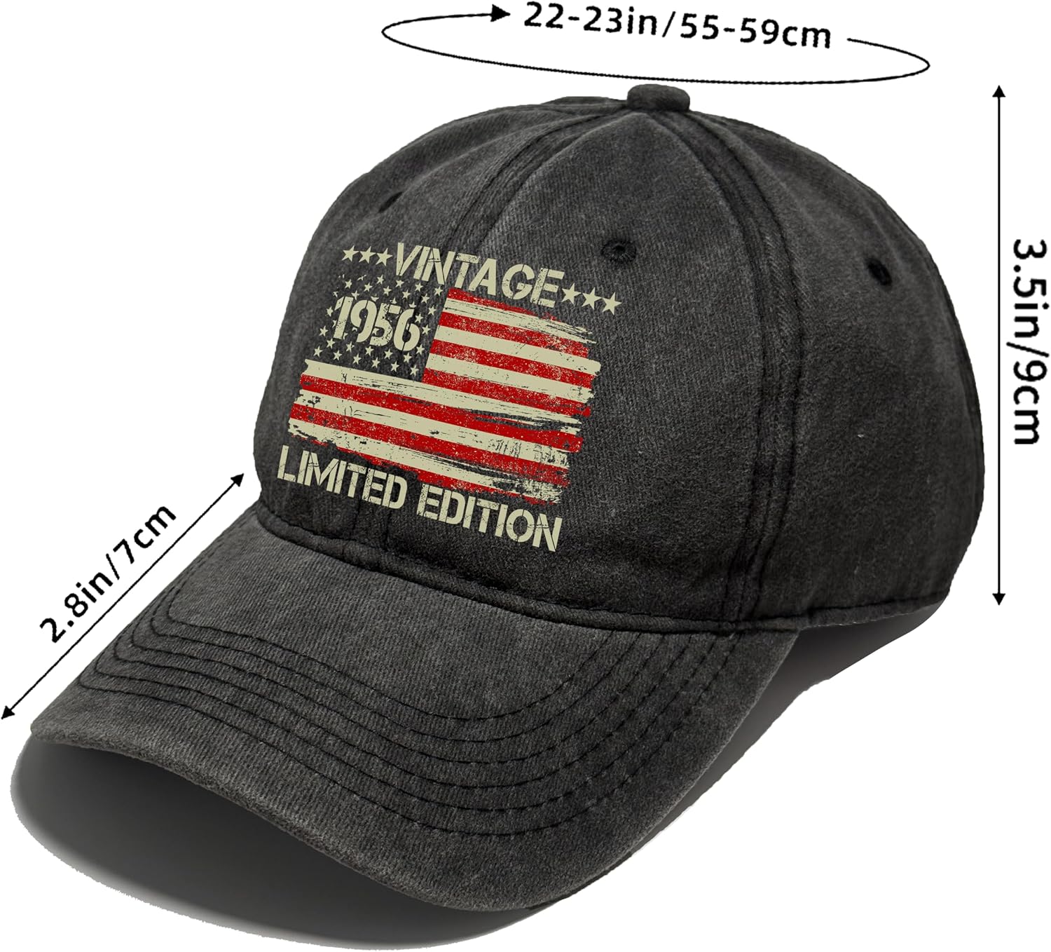 70th Birthday Gifts for Men,Vintage 1956 Hat,70th Birthday Decorations | Adjustable Cap-Gift for Dad, Mom,Husband,Wife