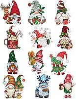 Vista 1 de RINOLY 12 Pcs Gnome Christmas Magnets for Fridge,Christmas Gnome Refrigerator Magnets Decoration,Gnome Magnet for Door Refrigerator Mailbox Garage