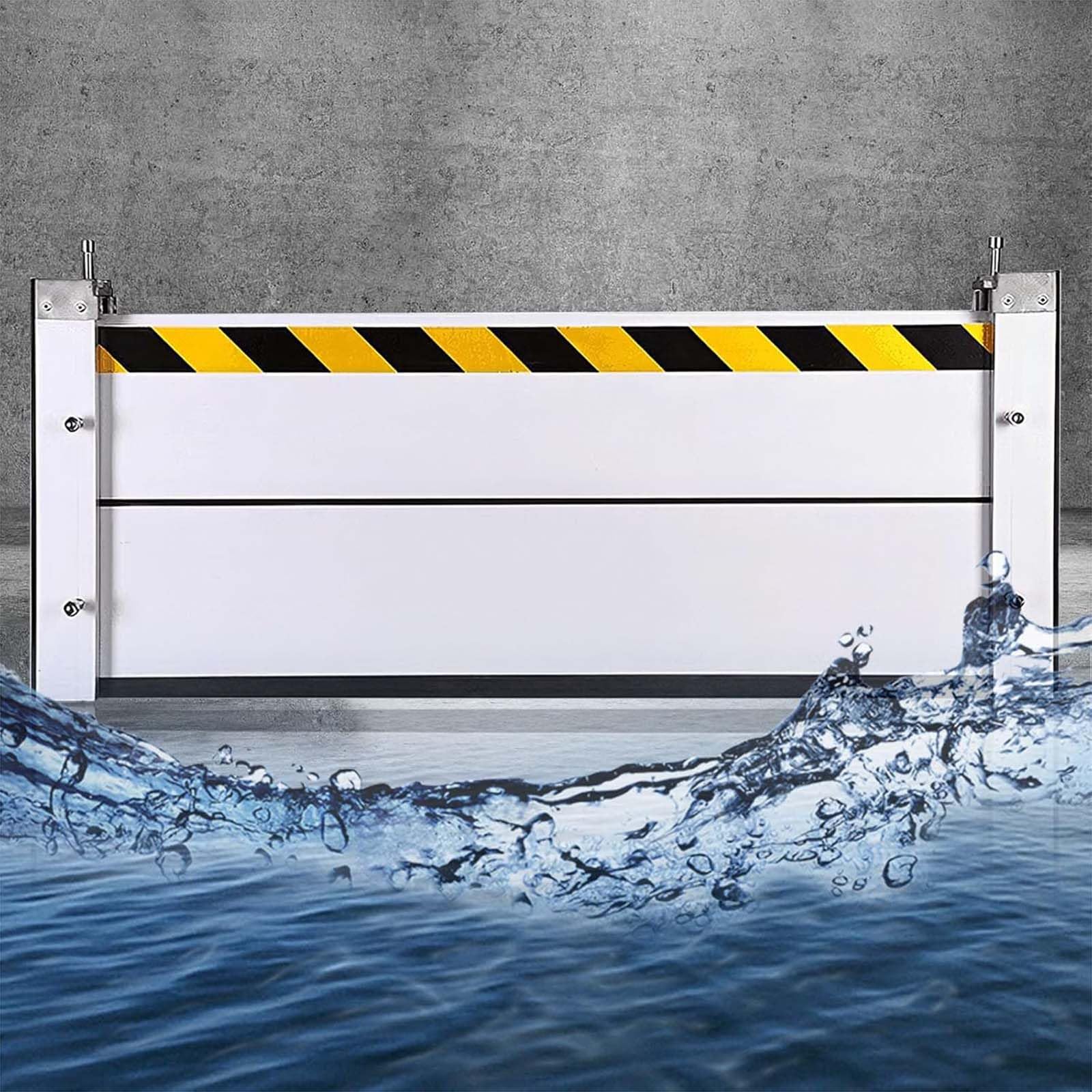 Générique BarrièRe Anti-Inondation RéUtilisable Batardeau Anti Inondation Aluminium BarrièRes Anti-Inondation pour Les EntréEs De Portails De Garages Et De Passages Souterrains