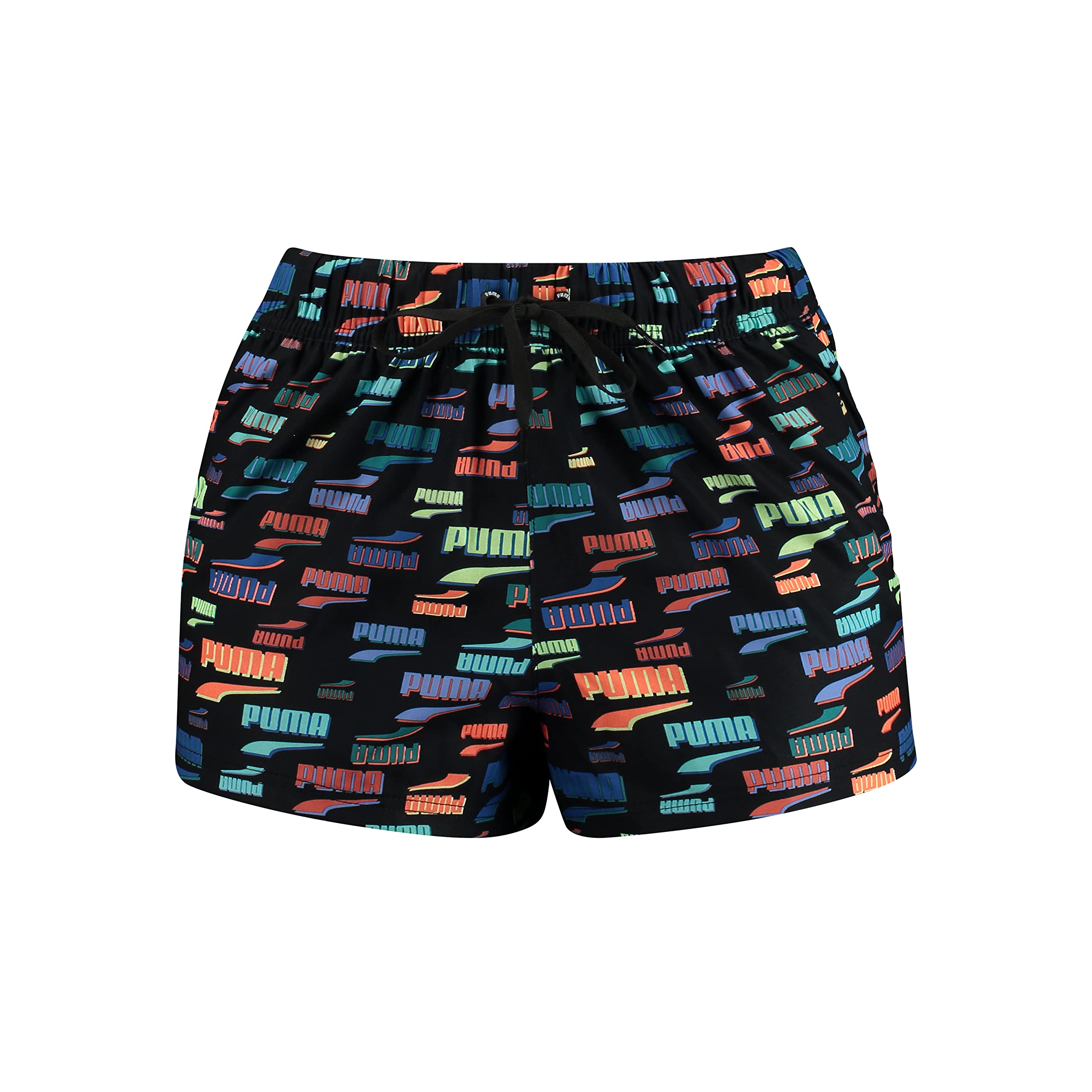 Puma Women's Black Combo High Waist Board Shorts, S