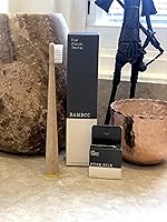 Vista 2 de Cepillos de dientes de bambú biodegradables Cerdas duras, suaves/medias Vegano Cepillo de dientes sin plástico Embalaje biodegradable