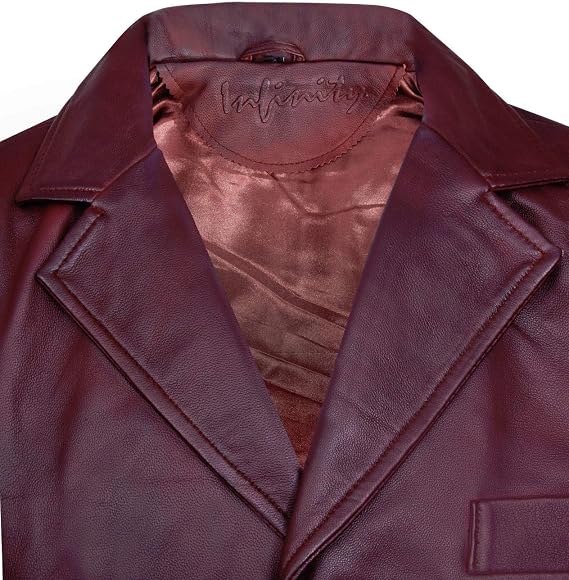 Infinity Leather Men's Chic Conker Brown Vintage Leather Vest