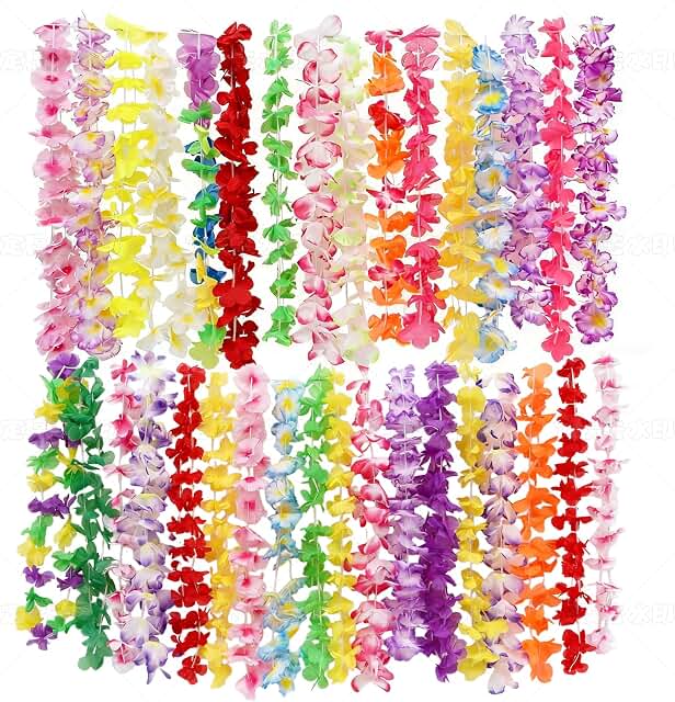 150 pieces Hawaiian leis bulk