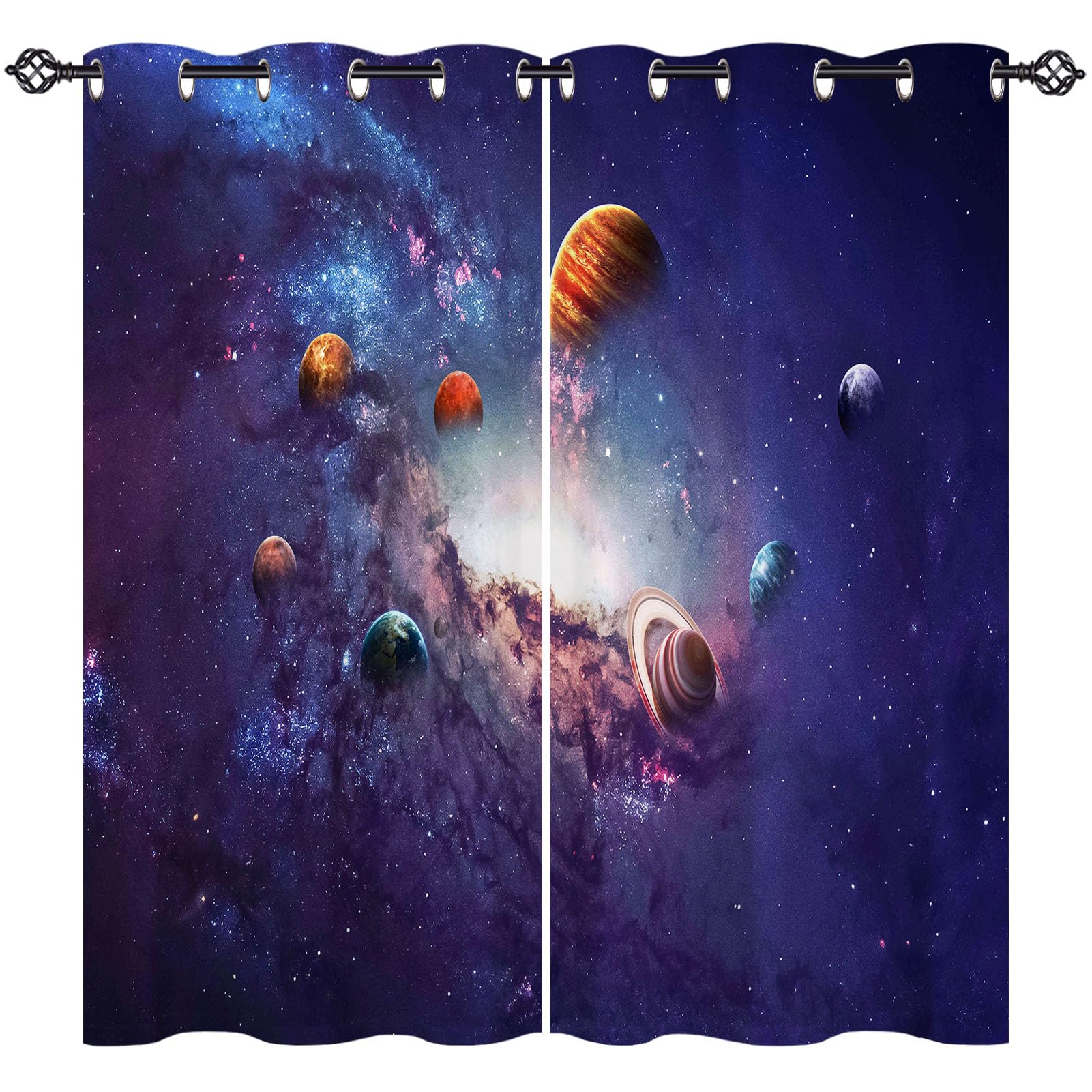 Rideau Occultant Forêt, Rideau Isolant Thermique Pour Salon Chambre, Rideaux Motif Feuille Rideau Occultant Forêt, Rideau Isolant Thermique Pour Salon Chambre, Rideaux Motif Feuille
