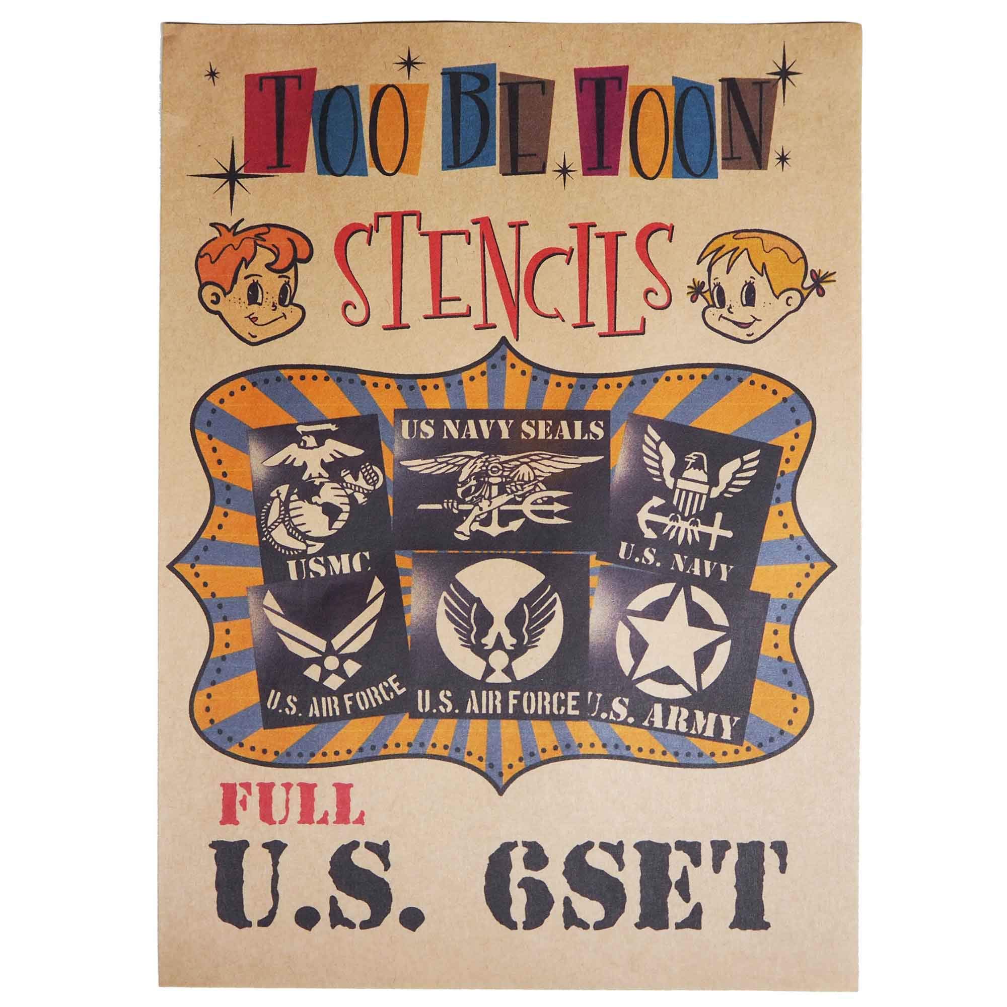 米軍 実物 ステンシルセット 1953年 No.256 ステンシルシート送料込U.S.ARMYアメリカ米軍メディカルロゴ2