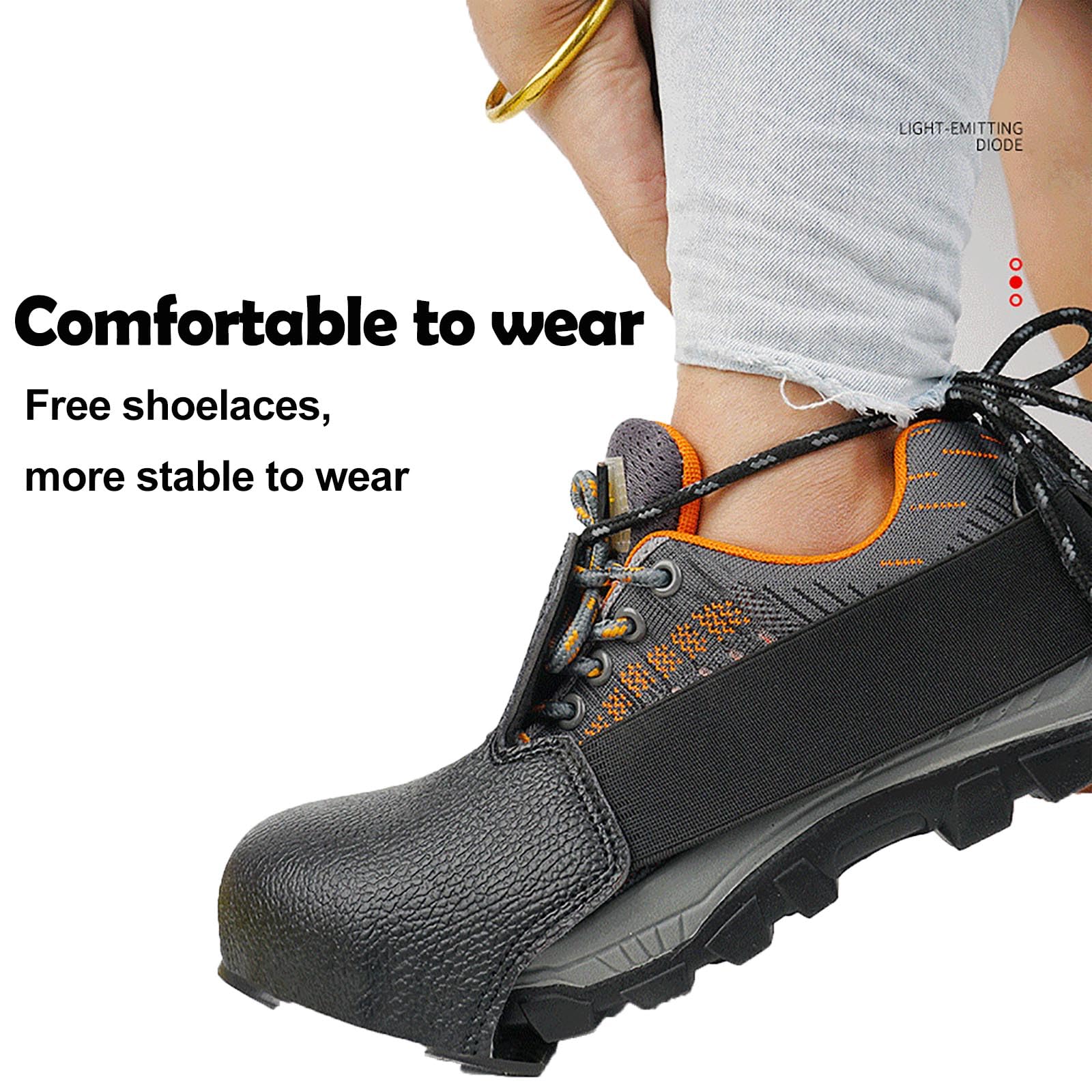 1 Paire Surchaussures De Sécurité, Couvre-Chaussures de Sécurité à Embout Universel, Chaussures De Sécurité pour Lieu De Travail, Couvre-chaussures de Sécurité, pour le Lieu de Travail Industriel