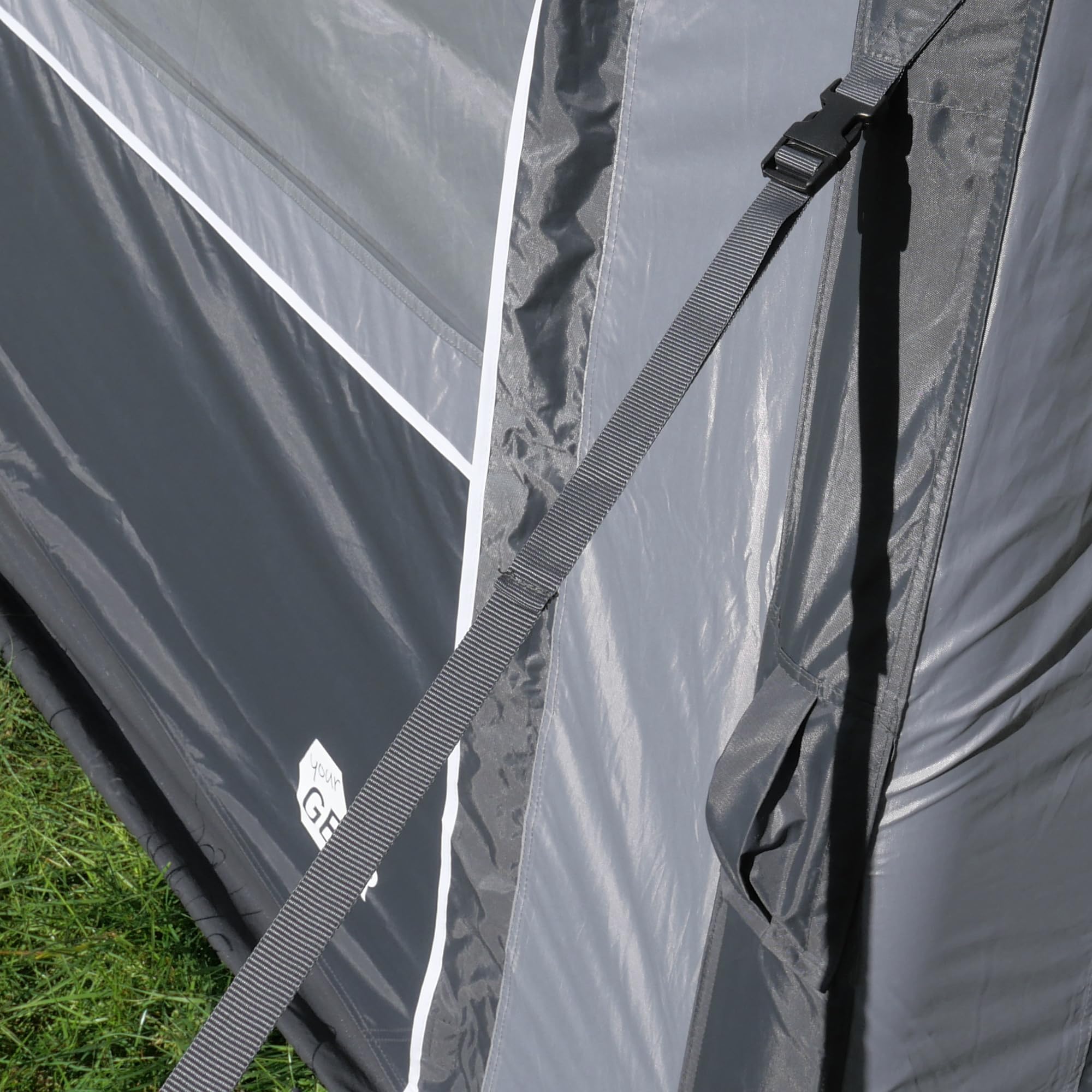 your GEAR Porto Air – Toldo hinchable – Toldo – Toldo de viaje – Toldo para caravana (gris, 420 x 270 cm)
