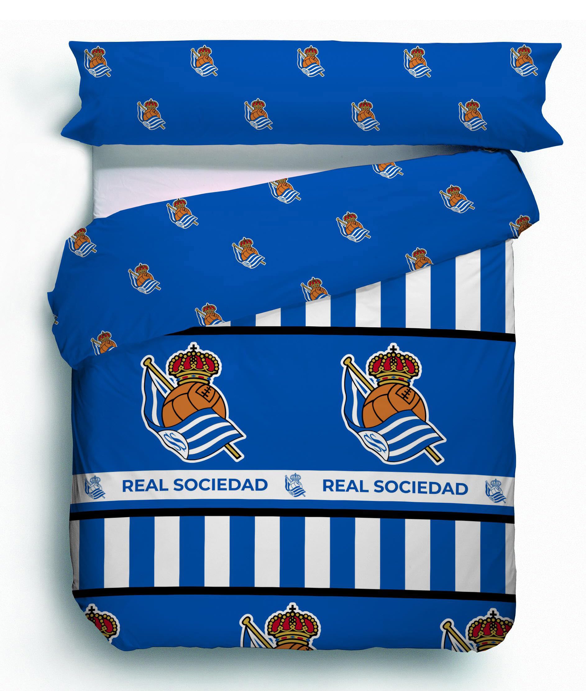 ASDITEX Funda nórdica Real Sociedad (Cama 90)