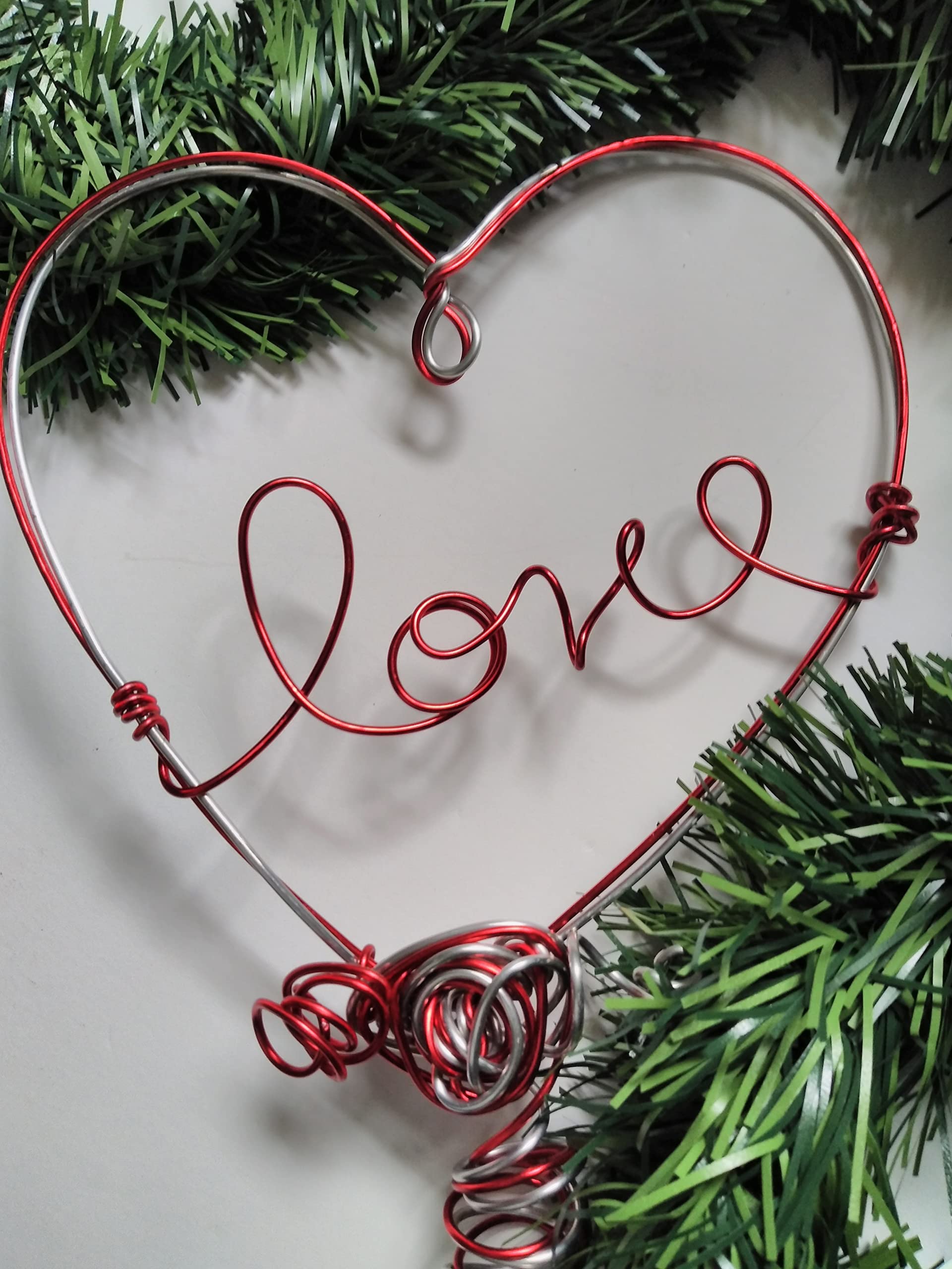 Heart Love Tree Topper in Red, Black, Pink and More for Christmas, Valentine's Day Decorating