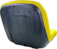 Vista 4 de E-AUC11476 DirectFit™ Asiento de respaldo alto amarillo (15") para John Deere 135, 145, D120, D125, D130, D140, D150, E120, E130, E140, E150,+++