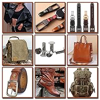 Vista 6 de 110 Juegos de Tornillos Chicago Remaches de Cuero Surtidos Remaches de Tornillos Tornillos de Encuadernación Chicago para Decorar y Reparar