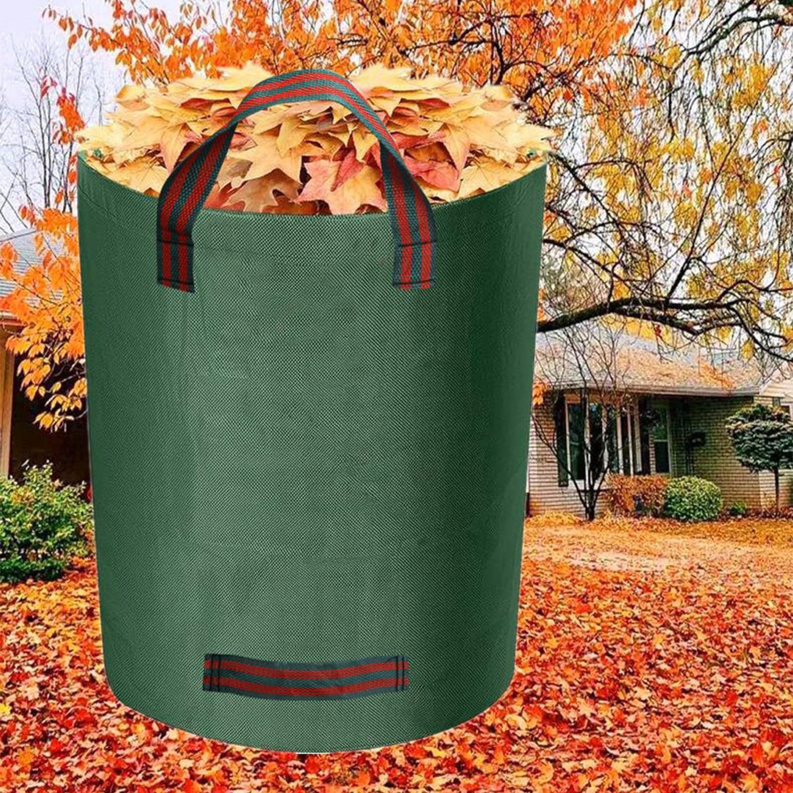 Sacco per la Raccolta delle Foglie da Giardino Ispessito, capacità 80 galloni e per la Pulizia Autunnale, Sacco per la Raccolta dei rifiuti del Giardino