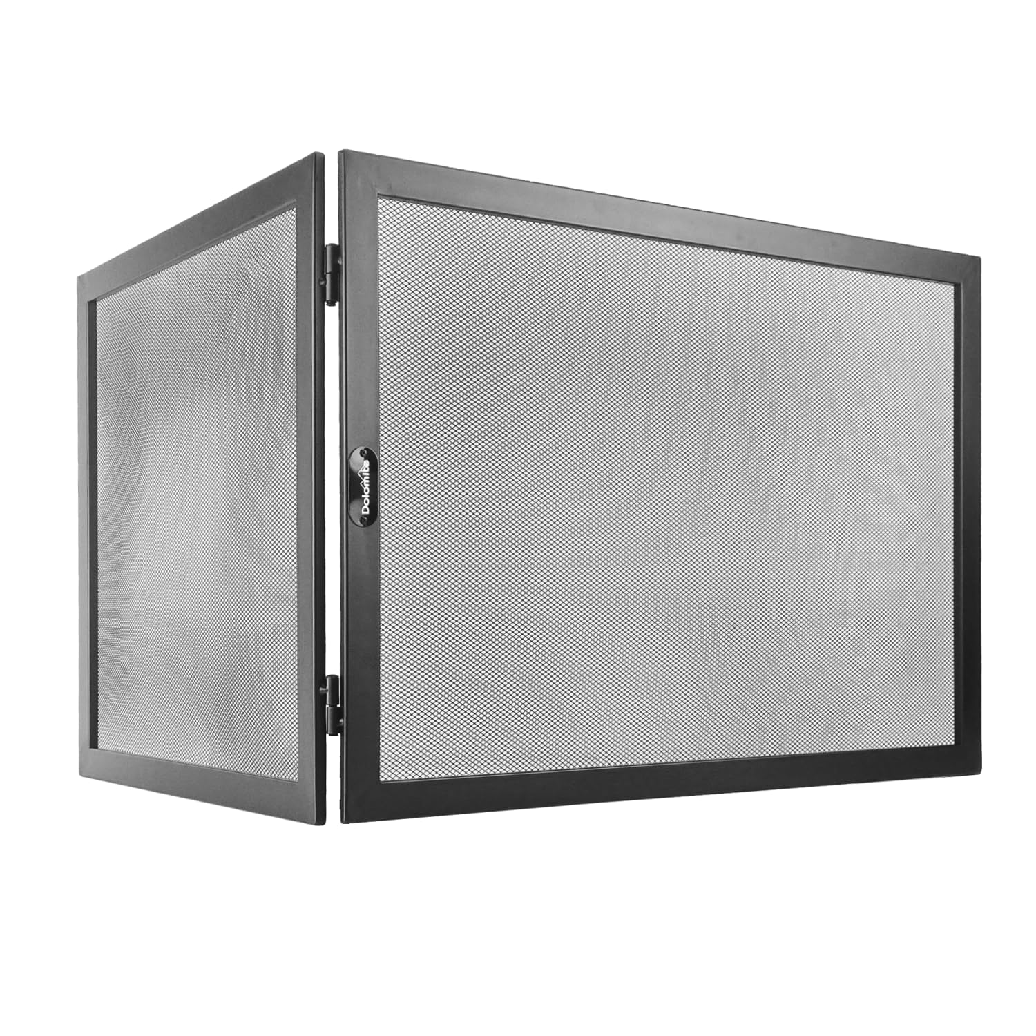 Vieux Pare-étincelles De Cheminée En Acier Pliable 58x41cm - Fabrication UK