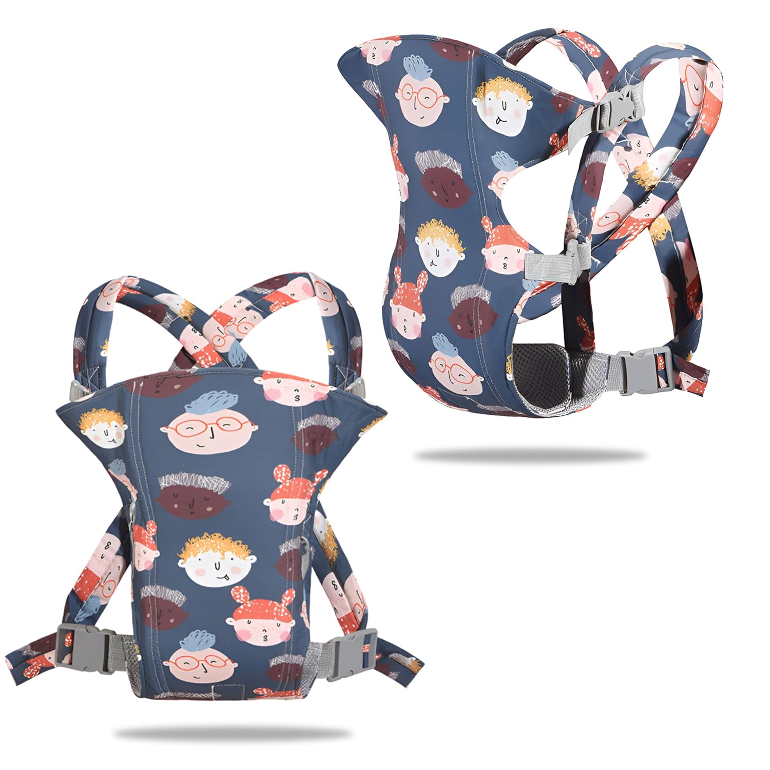 Click to enlarge Bembika Baby Carrier– Soft Infant Carrier, Kangaroo Bag & Sling Carrier, Multiple Carry Positions for Newborn to Toddler for All Seasons -(Cartoon Charecter| 3–24 Months | Capacity 5-13 Kg)