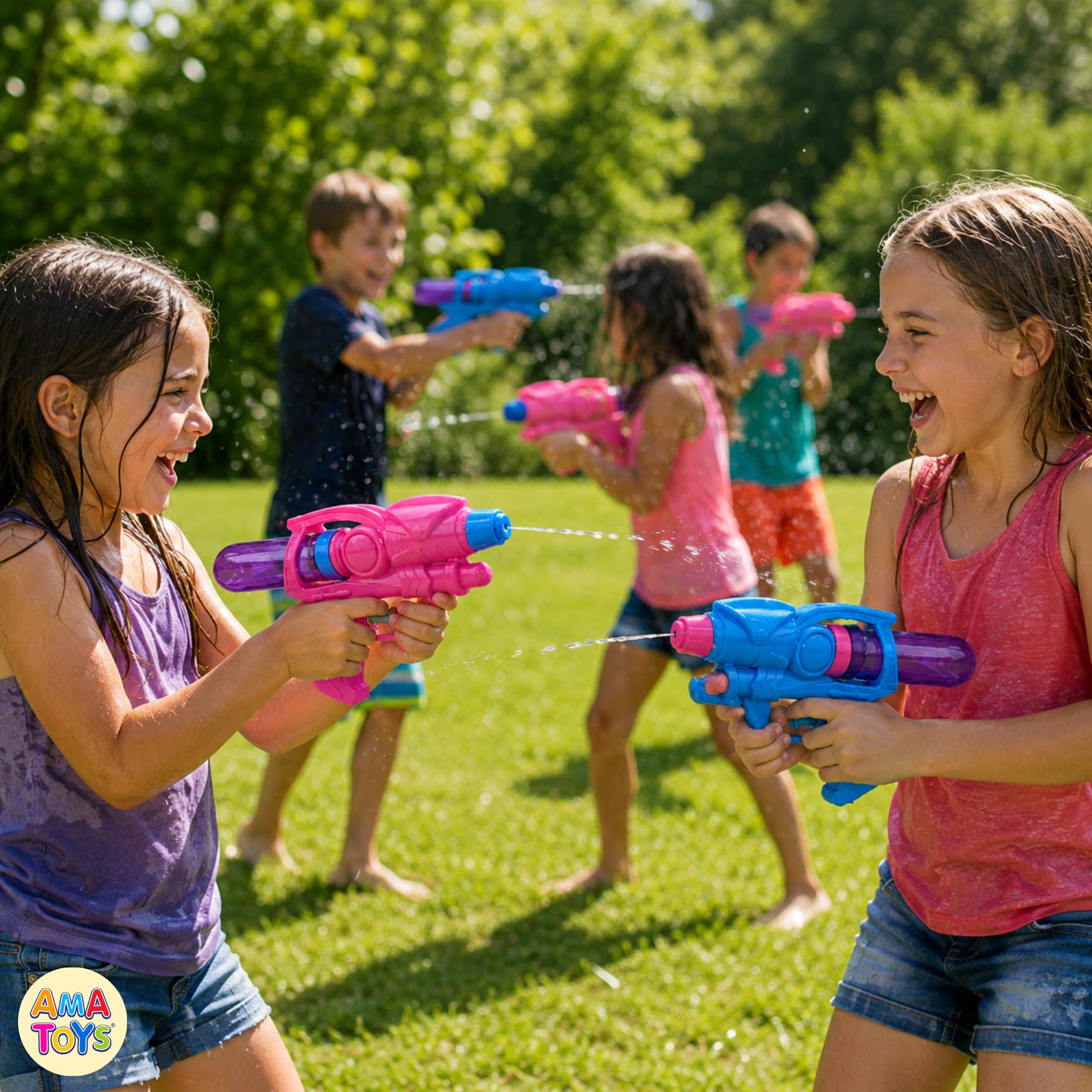 Pack de 36 Mini Pistolas De Agua para Niños - Juguete Divertido De Verano - Ideal para Playa, Piscina Y Jardín - Fáciles De Usar - Cumpleaños (Mix_36_3)