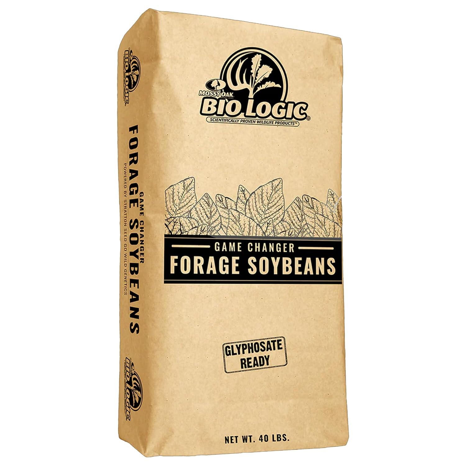 BioLogic Game Changer Forage Soybeans (1 Acre 40 lbs), High Protein Spring Summer Food Plot Seed
