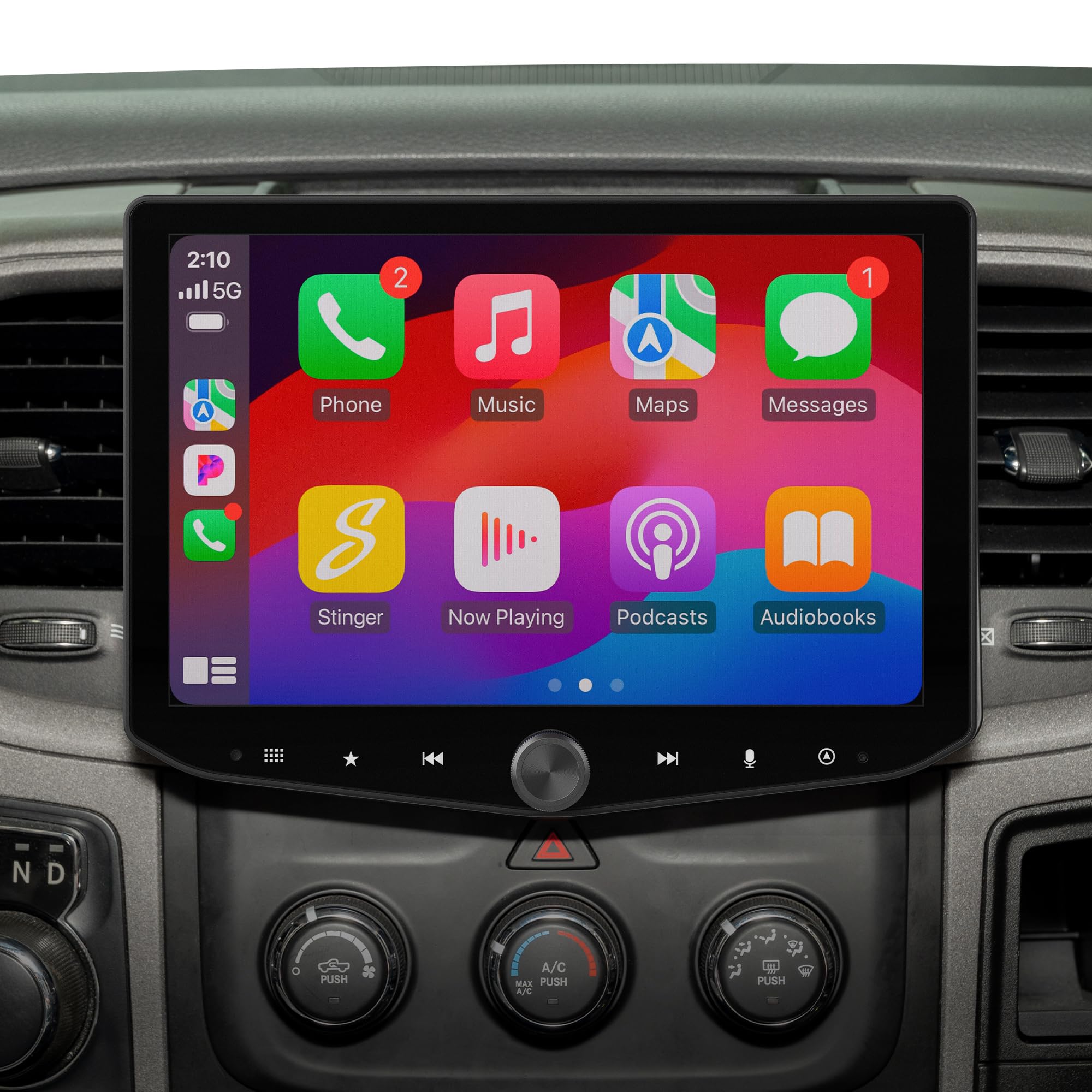 Stinger HEIGH10+ 10.1" RAM Truck 1500/2500/3500 (2013-18) Stereo HD Touchscreen Fully Integrated Radio, Certified Wireless Apple CarPlay/Auto,