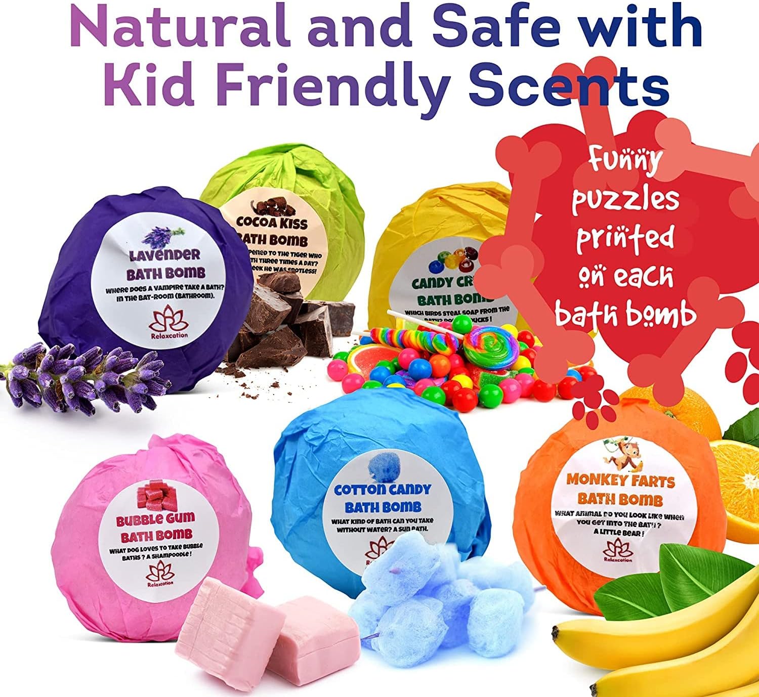 Made in USA Dino Bath Bombs for Kids with Big Funny Dinosaurs Surprise Toys Inside - Quality Funny Dinosaur Surprises Inside Bubble Bath Bombs | Gift for Boys and Girls on Birthday