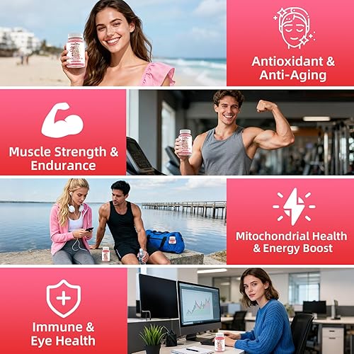 Miniatura 3 de Gomitas de suplemento de urolitina la urolitina liposomal A+ apoya el envejecimiento saludable y la fuerza muscular y la longevidad con CoQ10