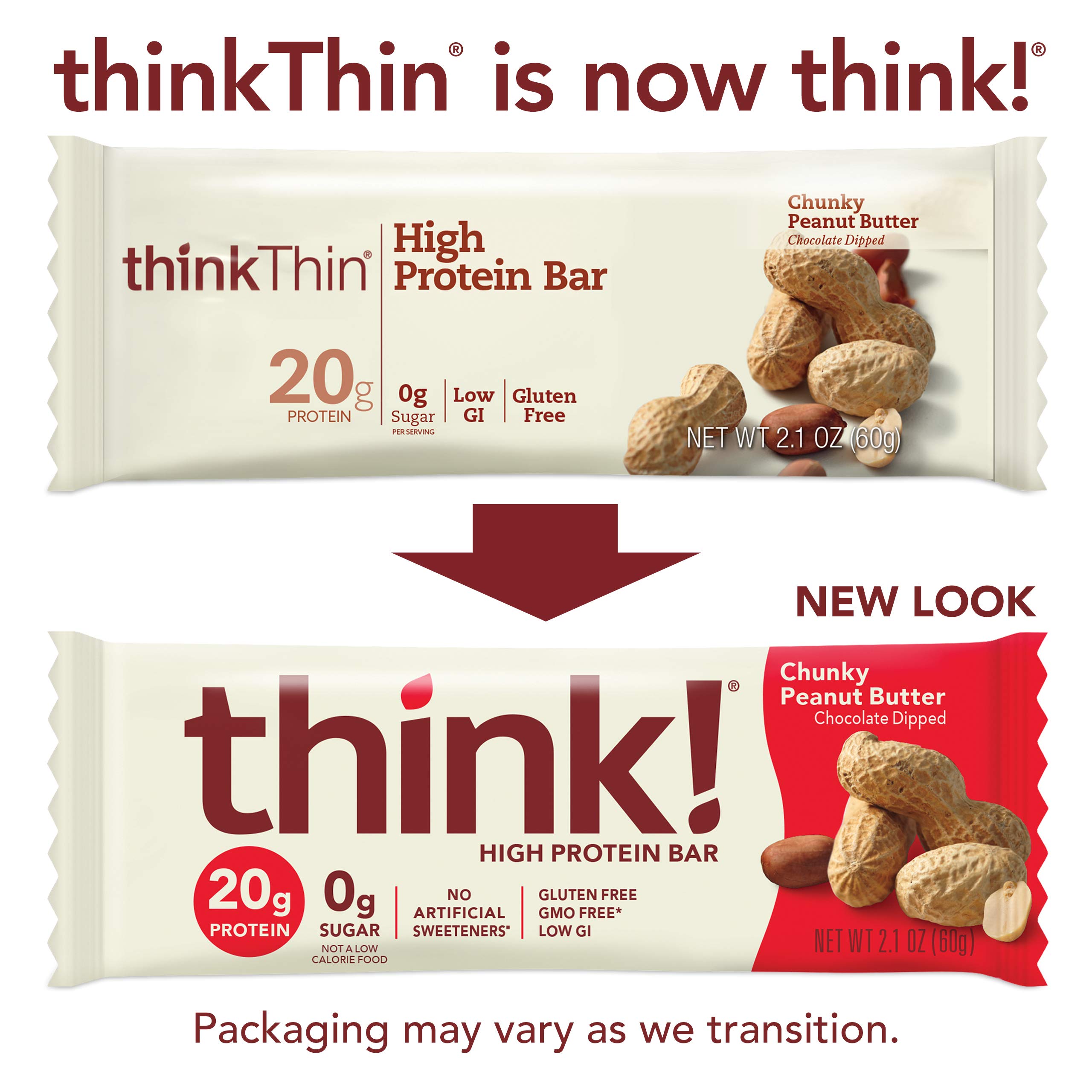 Buy think! Protein Bars, High Protein Snacks, Gluten Free, Sugar Free