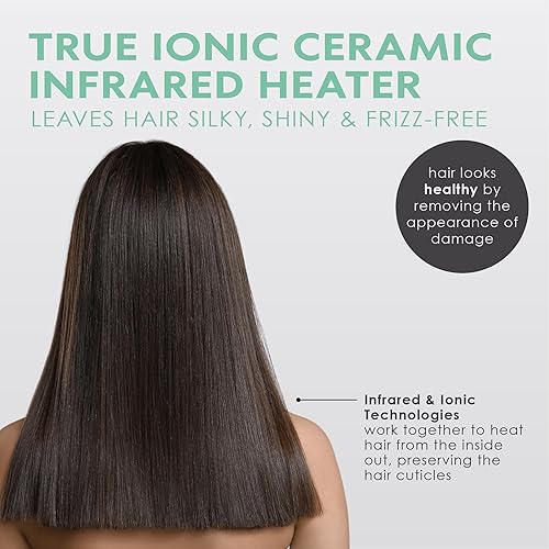 Miniatura 6 de MINT Plancha de cerámica para el cabello  Plancha de pelo profesional para estilos suaves y sin encrespamiento  La mejor plancha plana con placas de