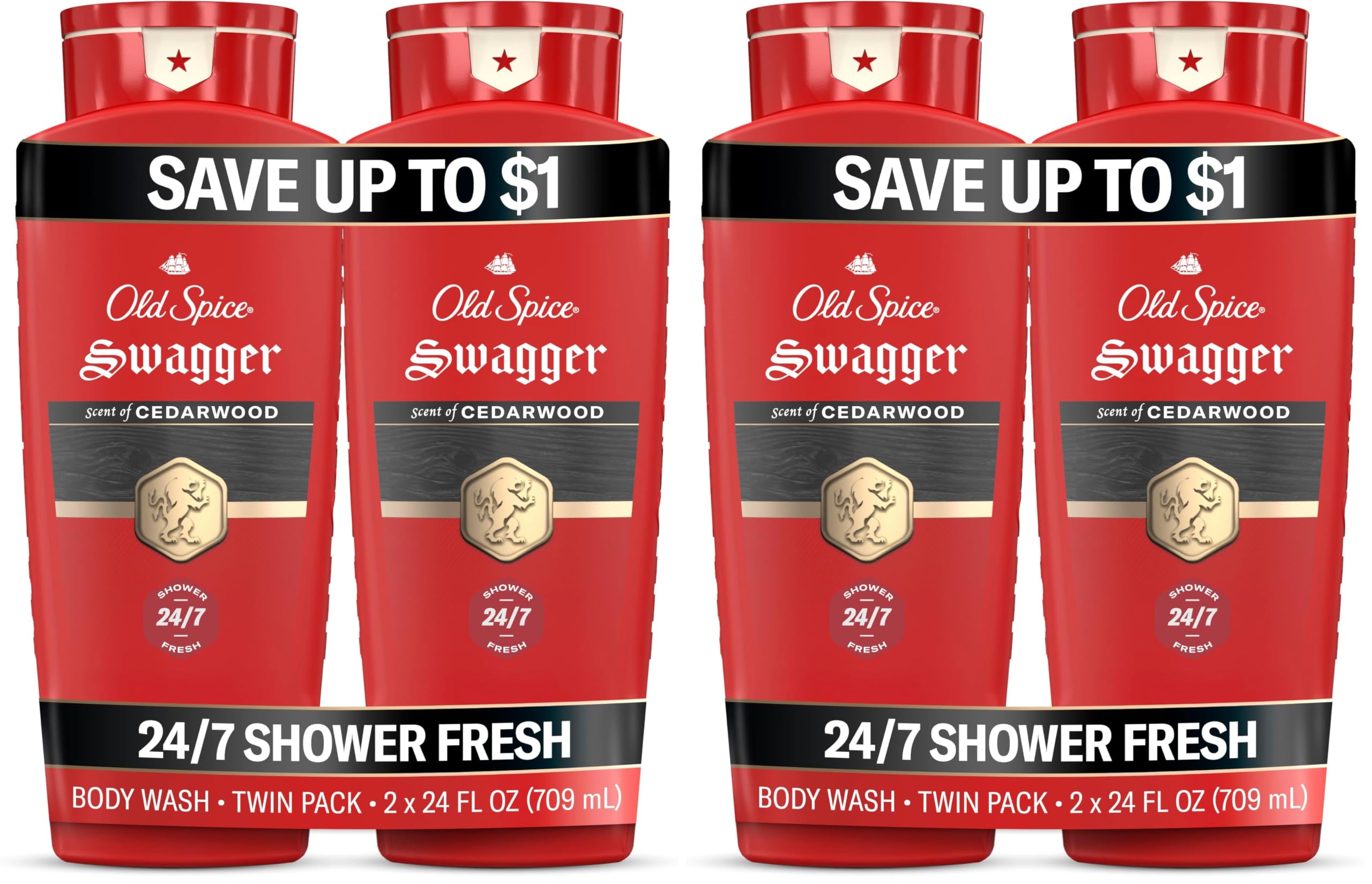 Old Spice Body Wash - 2 Pack, Swagger Scent -20 Old Spice Body Wash - 2 Pack, Swagger Scent -20