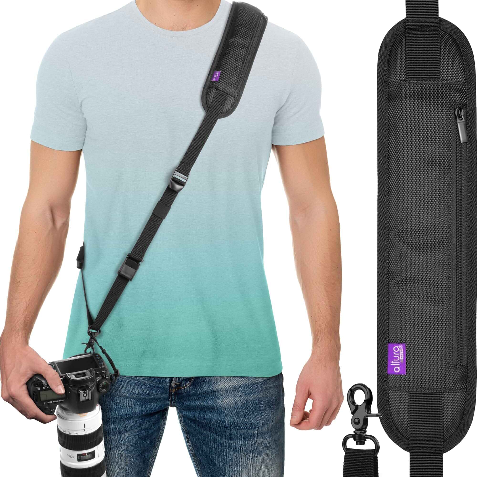 Altura PhotoCamera Strap with Quick Release & Safety Tether - Camera Strap for Photographers for Sony, Nikon, & Canon