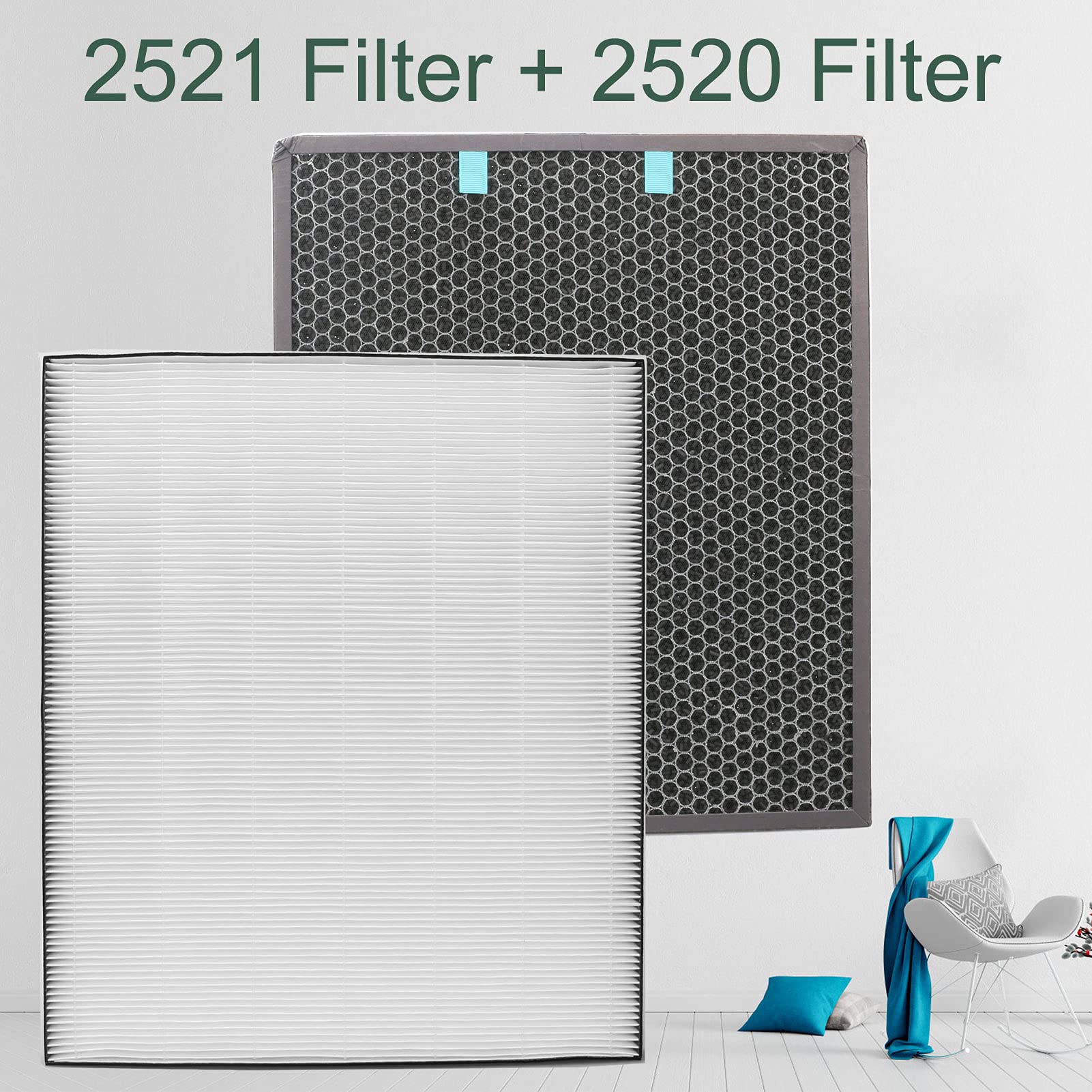 Amazon.com: Replacement 400 Filter for Bissell Air400-2521 Pre