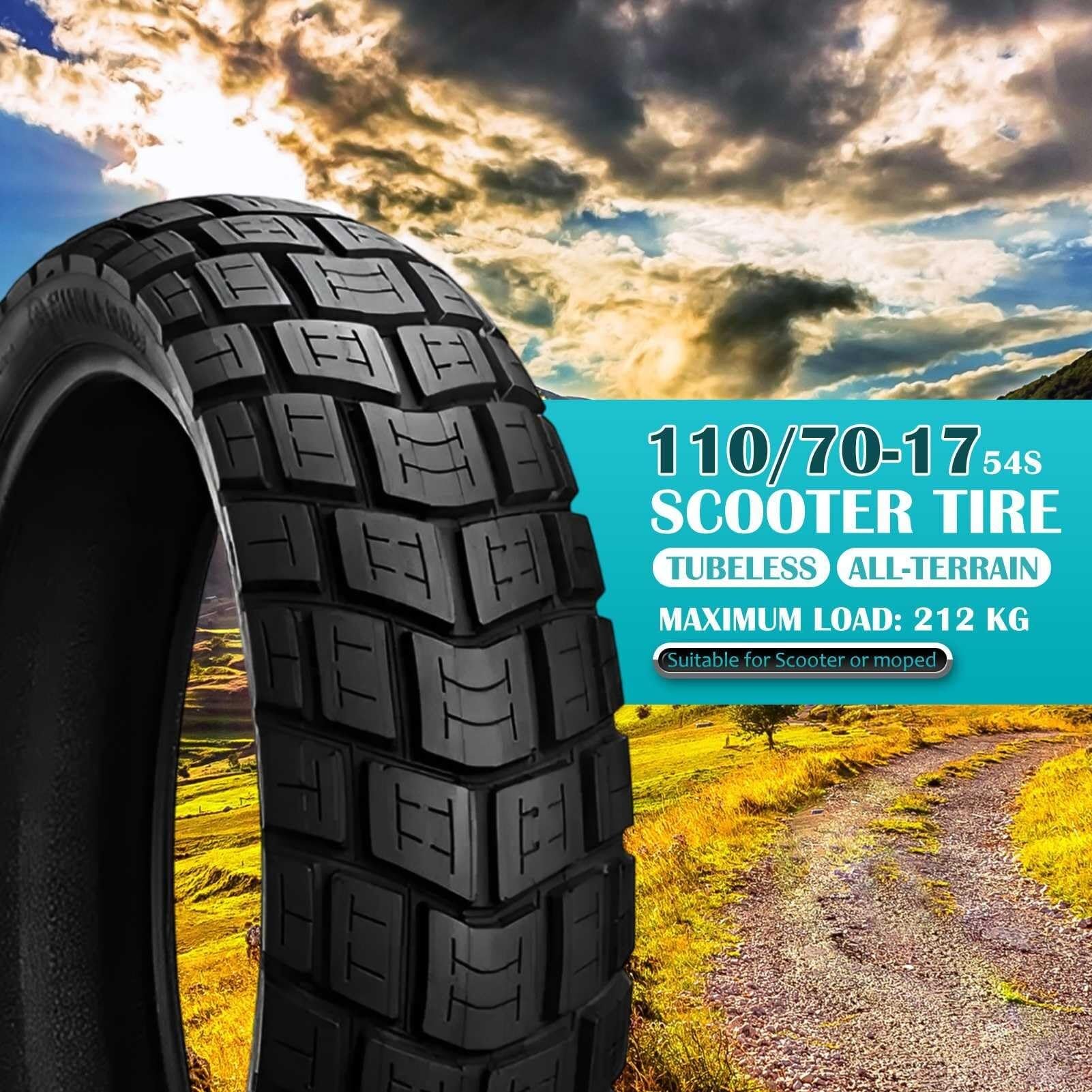 2PC 110/70-17 140/70-17 Opony Motocyklowe Tubeless Terenowe 110/70/17 140/70/17 Bieżnik Wszystkie Nawierzchnie 110 70 17 140 70 17 54S 72S